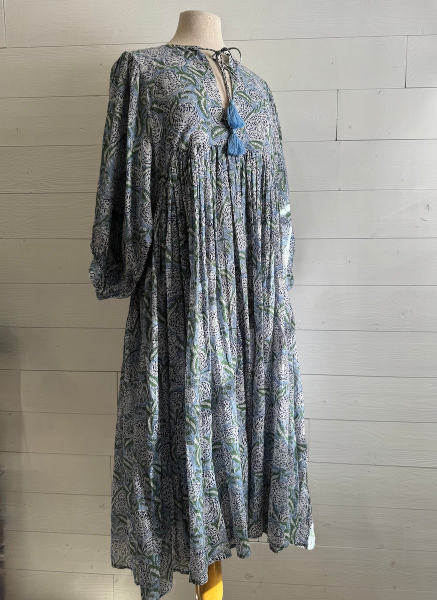 gardenia midi dress Gardenia Halter Coverup Midi Dress in palm print