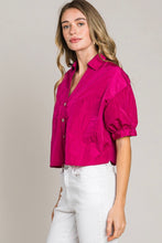 Load image into Gallery viewer, Bobbi button front blouse