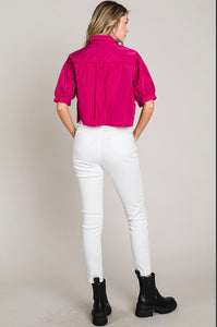 Bobbi button front blouse