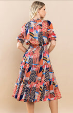 Load image into Gallery viewer, Patchwork Perfect Midi Dress