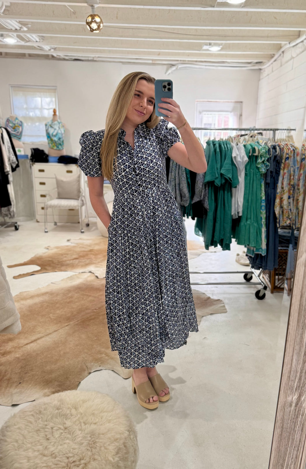 geo maxi dress Geo Floral Maxi Dress