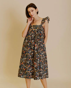 The Midnight Garden Midi Dress