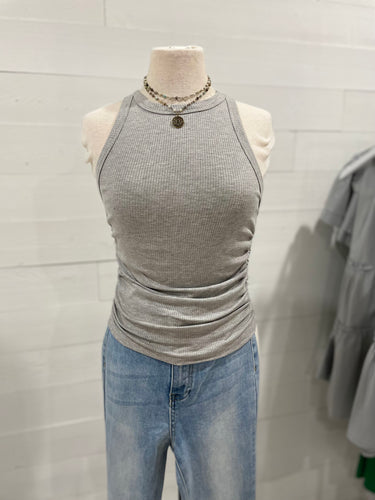 The Totally Essential Shirred Tank