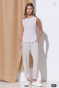 The Rounded Raw Edge Tank