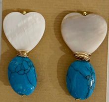 Load image into Gallery viewer, Absolutely Adored Turquoise Earrings
