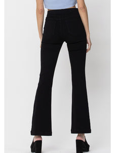 Onyx Pull on Flare Jeans (available in white & black)