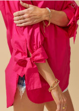 Load image into Gallery viewer, Bow sleeve  tunic in Fuchsia